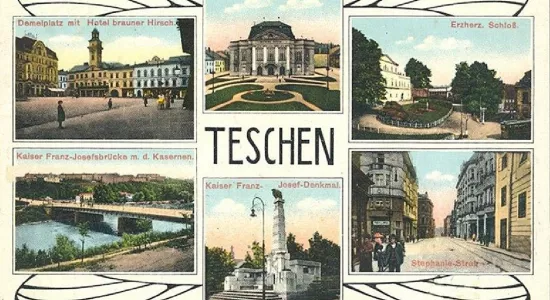 Widokówka z Cieszyna
