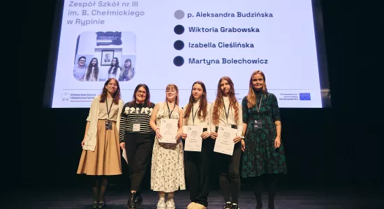 Uczestnicy projektu na gali finałowej, fot. M. Cioch / MHP
