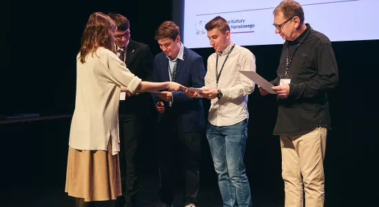Uczestnicy projektu na gali finałowej, fot. M. Cioch / MHP