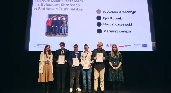 Uczestnicy projektu na gali finałowej, fot. M. Cioch / MHP