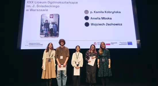 Uczestnicy projektu na gali finałowej, fot. M. Cioch / MHP