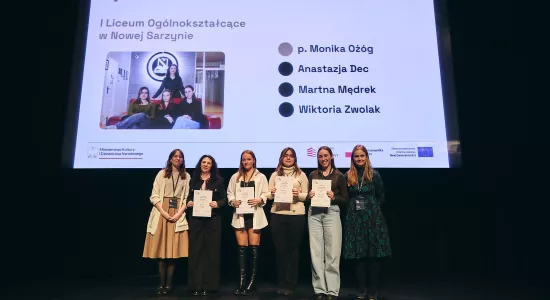 Uczestnicy projektu na gali finałowej, fot. M. Cioch / MHP