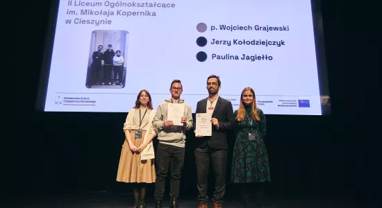 Uczestnicy projektu na gali finałowej, fot. M. Cioch / MHP