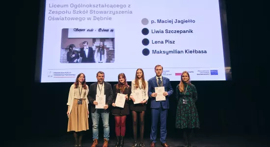 Uczestnicy projektu na gali finałowej, fot. M. Cioch / MHP