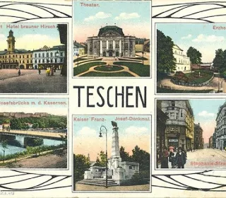Widokówka z Cieszyna