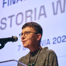 Finał Projektu, Pani Dyrektor Anna Piekarska wita uczestników, fot. M. Cioch / MHP