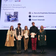 Uczestnicy projektu na gali finałowej, fot. M. Cioch / MHP