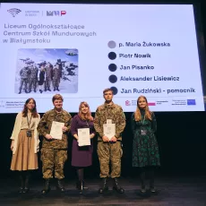 Uczestnicy projektu na gali finałowej, fot. M. Cioch / MHP